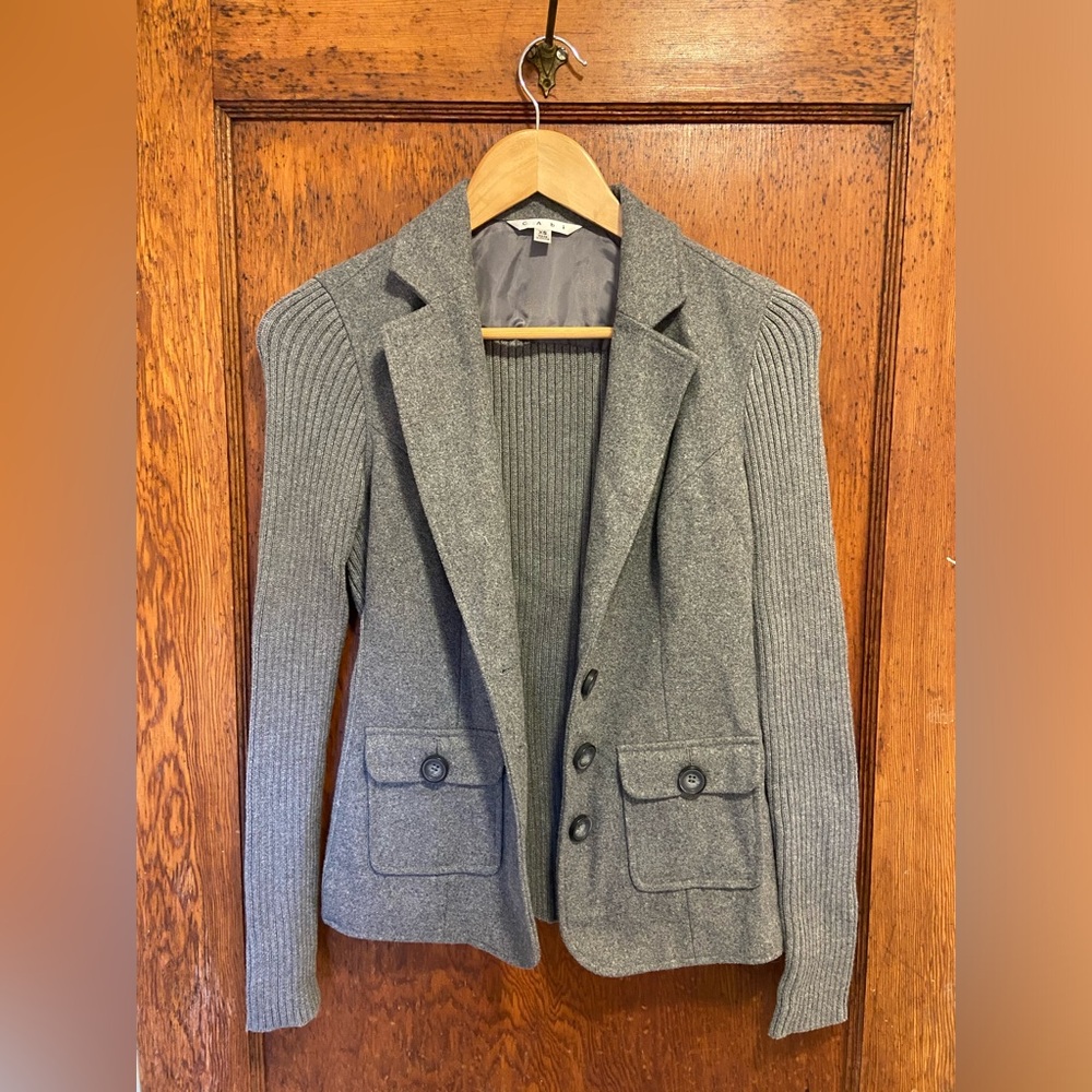 CAbi sweater blazer